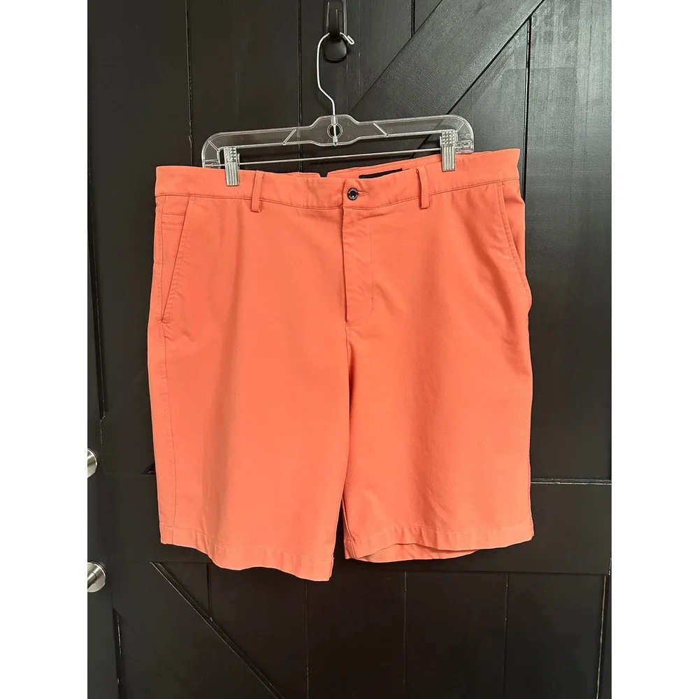 Lot 3 Dunning Mens Golf Shorts Performance Stretch Pink Orange Purple Size 38